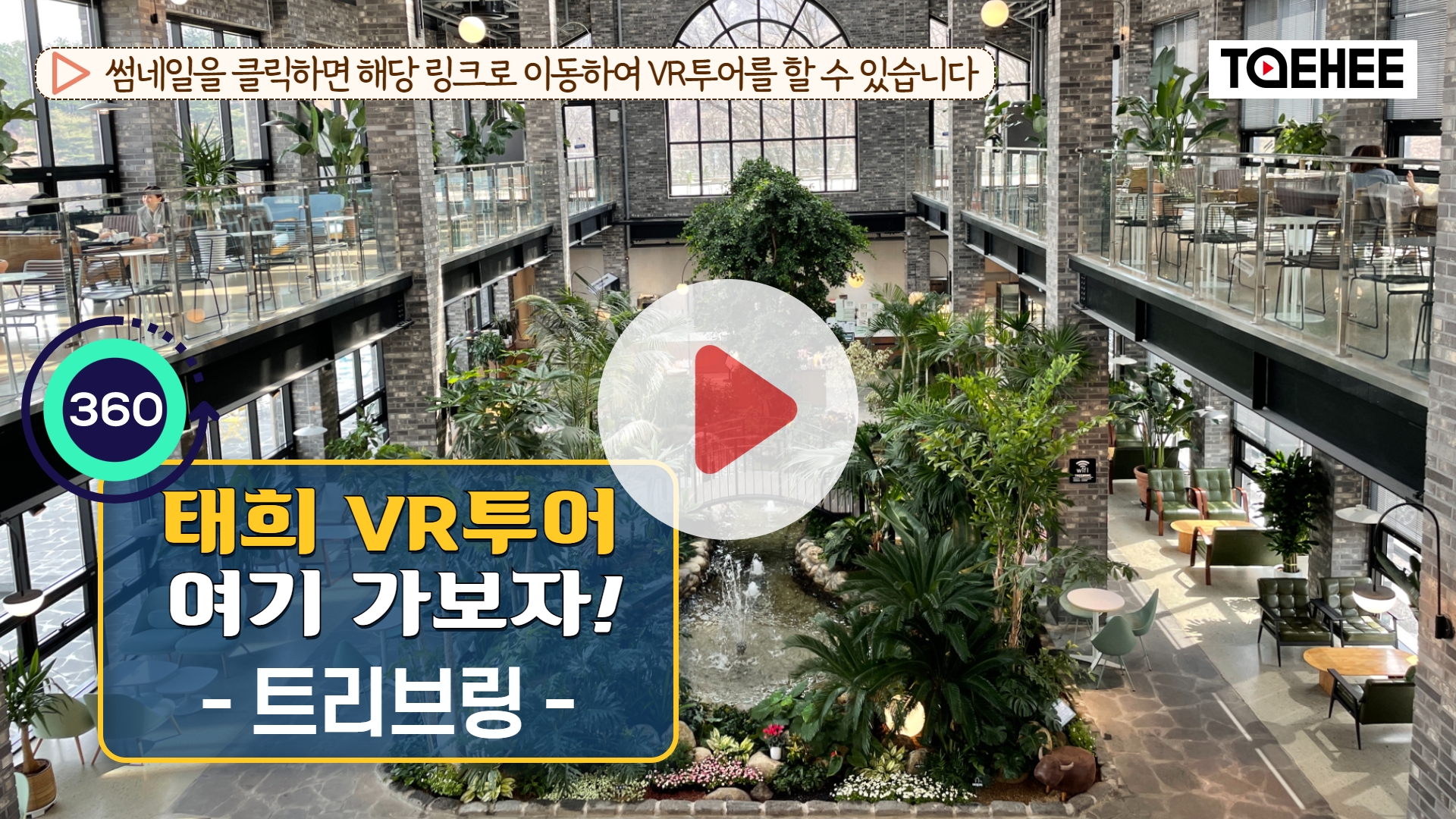 태희 VR투어 여기 가보자ㅣ트리브링 베이커리 카페