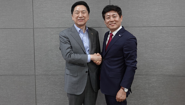 김선겸 회장이 김기현 대표를 만났다