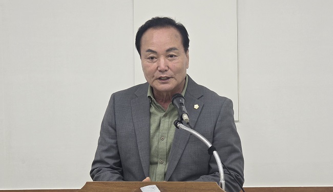 김현기 청주시의회 의장 불출마 선언했다