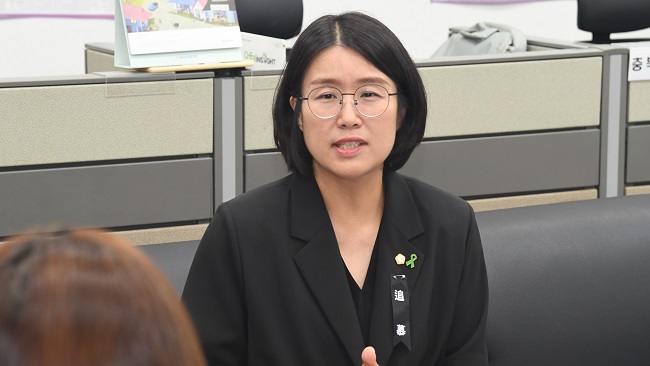 최진아 의원 청주시의회 대변인 선임됐다