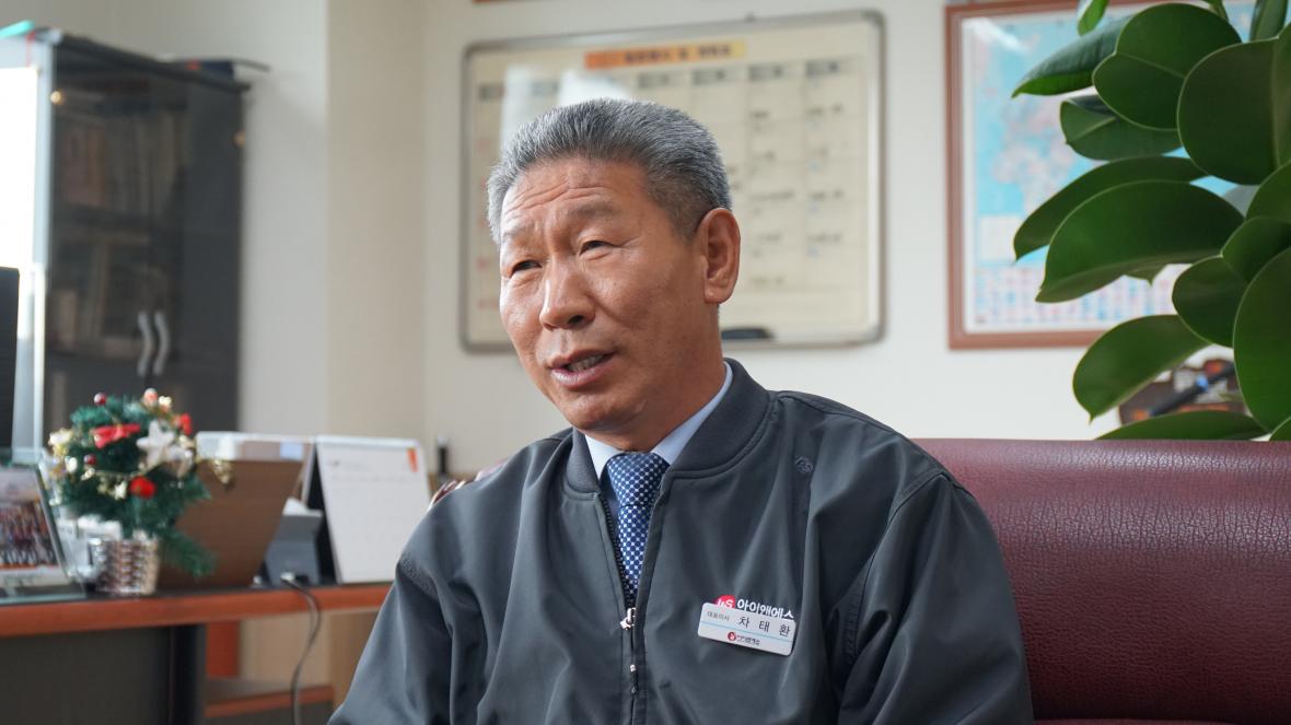 차태환 사단법인 충북경제포럼 신임대표. 인터뷰 내내 부담감과 책임감을 토로했다.
