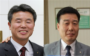 최대철(왼쪽) 마낙영 상임감사