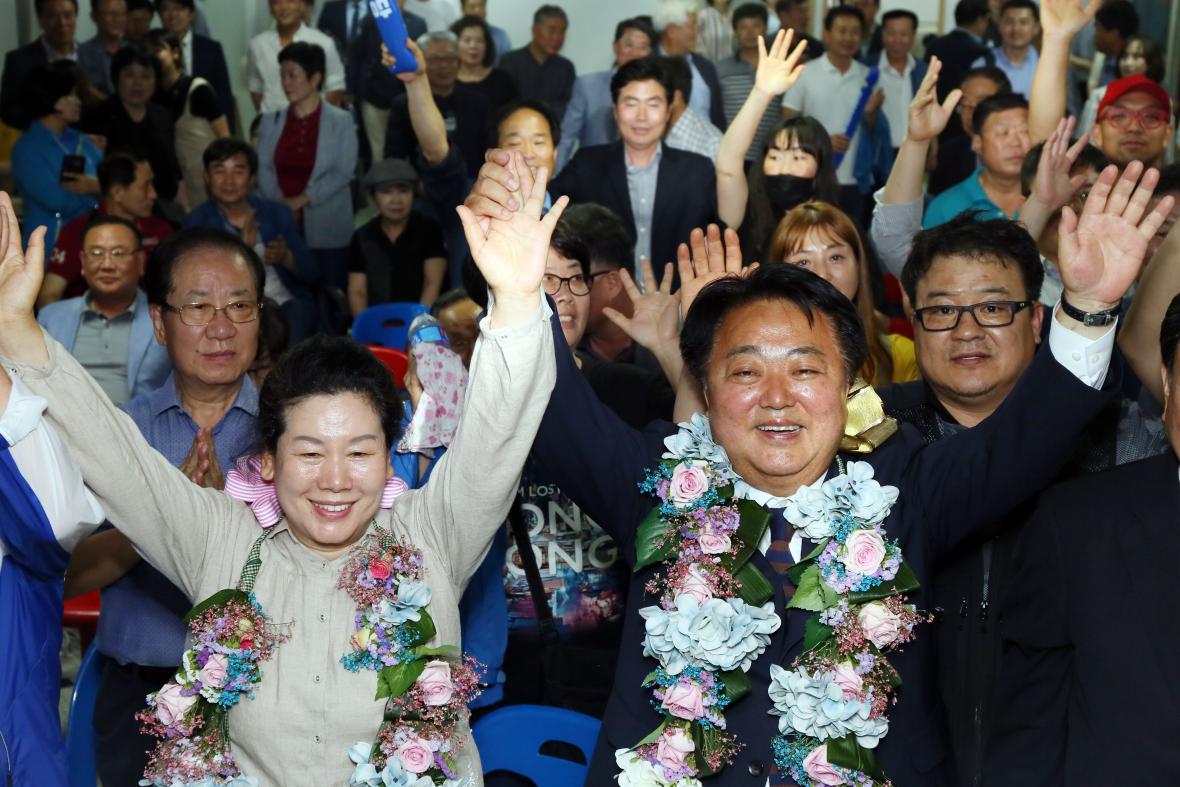 지난 2018년 지방선거에서 당선한 한범덕 청주시장./뉴시스