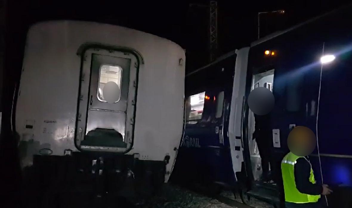 2018년 10월 30일 발생한 청주공항역 인근 열차사고 당시 모습./뉴시스