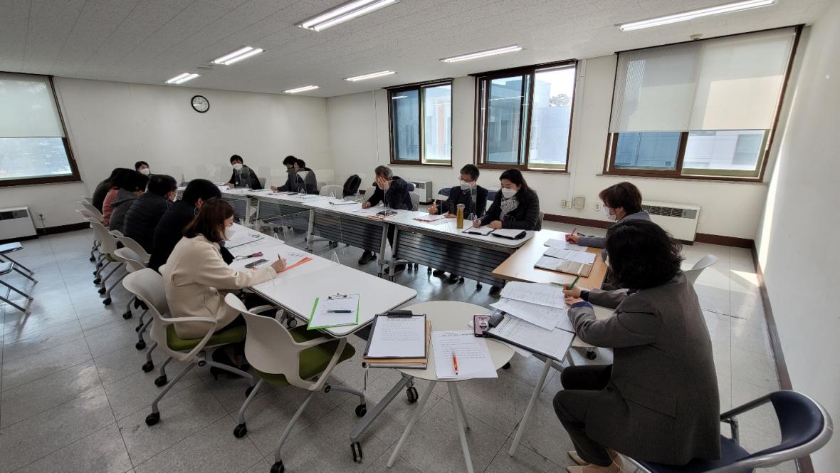 국어과 교육협의회가 진행되고 있다./충북도교육청 제공